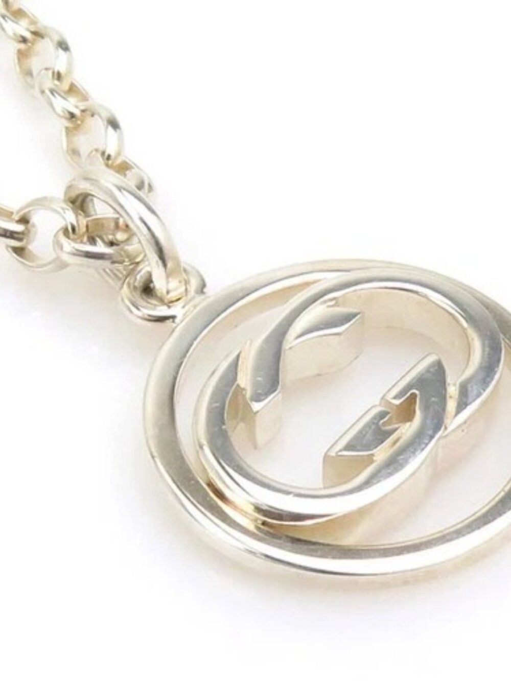 Auth GUCCI Necklace Silver 925 - r10953k
